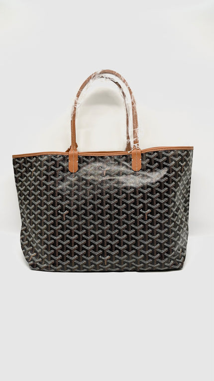 Brand New. Goyard St. Louis PM Black/Tan. CHN020251|10148