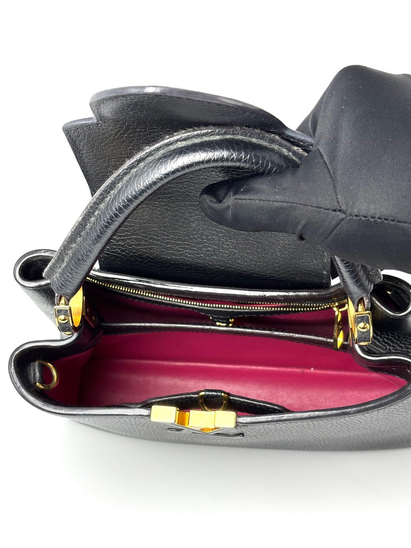 Preowned. LV Capucines BB Black GHW. SP1117|9557
