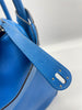 Preowned. Hermes Lindy 30 Blue Hydra Evercolor PHW. TAS011IG|9117