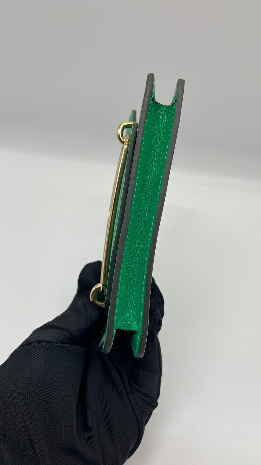 Brand New. Hermes Roulis Slim Vert Vertigo|5382