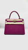 Preowned. Kelly 28 Magnolia Epsom PHW Stamp CHT458DG|5014