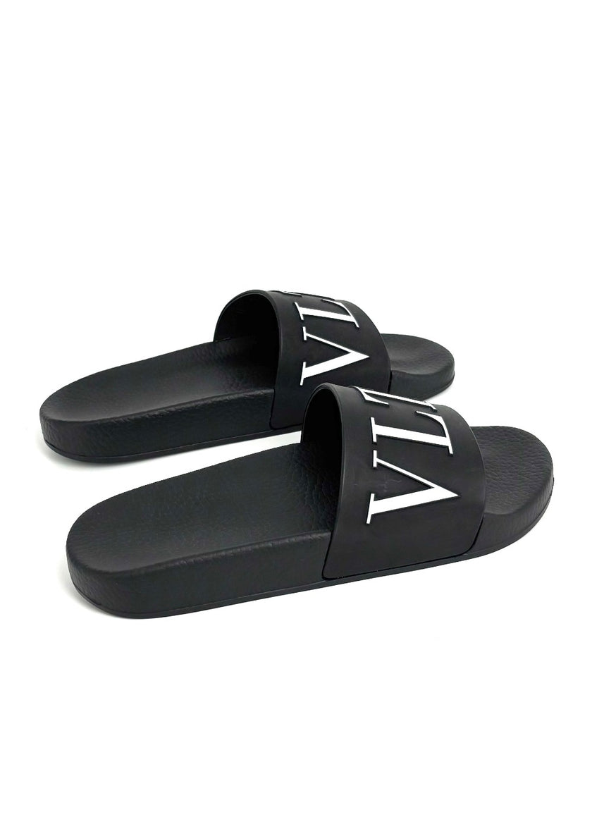 Brand New. Valentino Slides Black. 37|8382