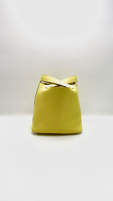 Like New. Hermes Picotin 18 Lime Clemence PHW. UAM005UH|15728