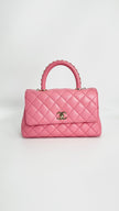 Brand New. Chanel Coco Handle Pink Small. TC3NL80H|3982