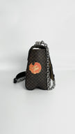 Preowned. LV Time Trunk Twist Damier Shoulder Bag MM SHW. SL2158|4671