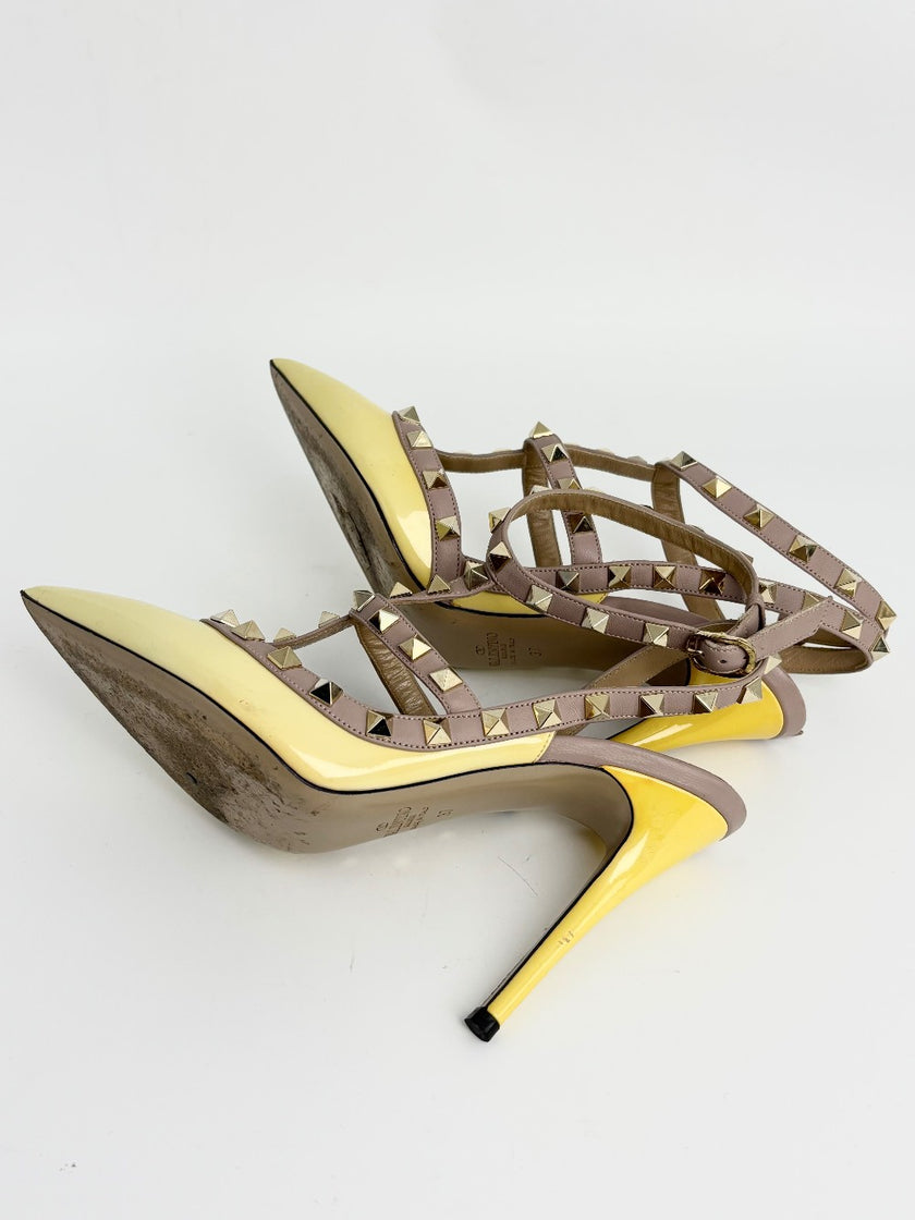 Brand New. Valentino Heel White. 37|12641