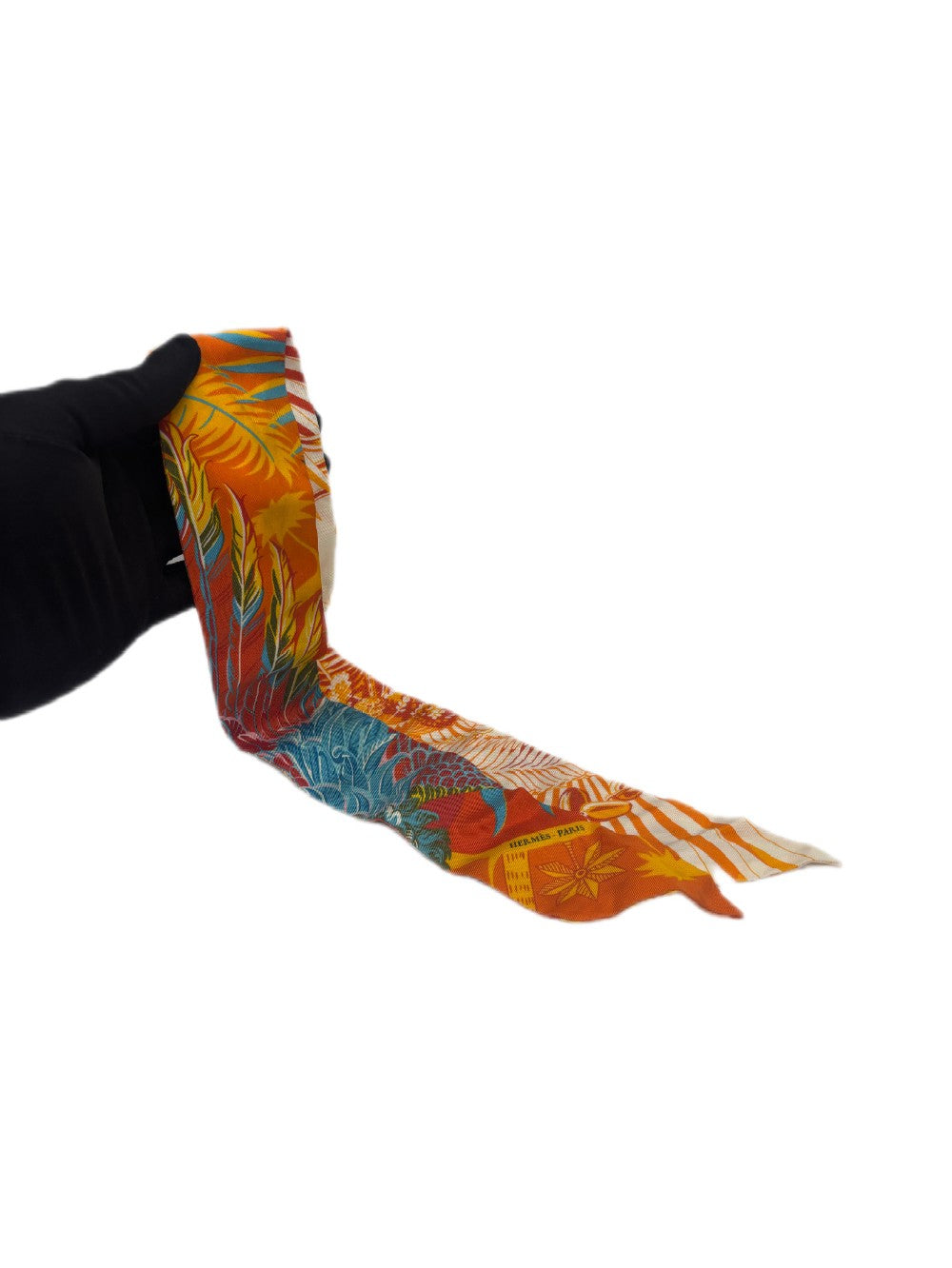 Preowned. Hermes Twilly Mythiques Phoenix Orange|17510