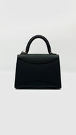 Brand New. Moynat Gabrielle BB Calfskin Black GHW|5072
