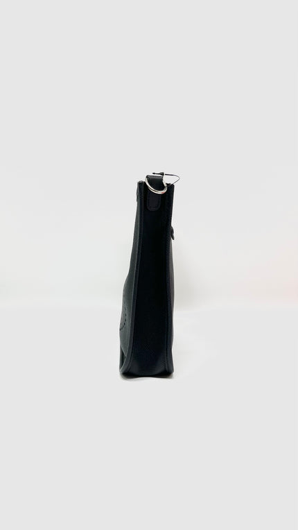 Preowned. Hermes Evelyne TPM Epsom Blue Nuit. AMM004BY|9766