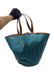 Preowned. Goyard Belharra Reversible Tote Bag Light Blue. MAE 020221|17137