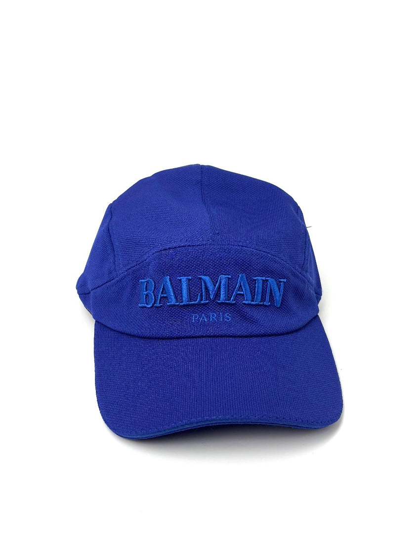 Brand New. Balmain Cap Blue|6946