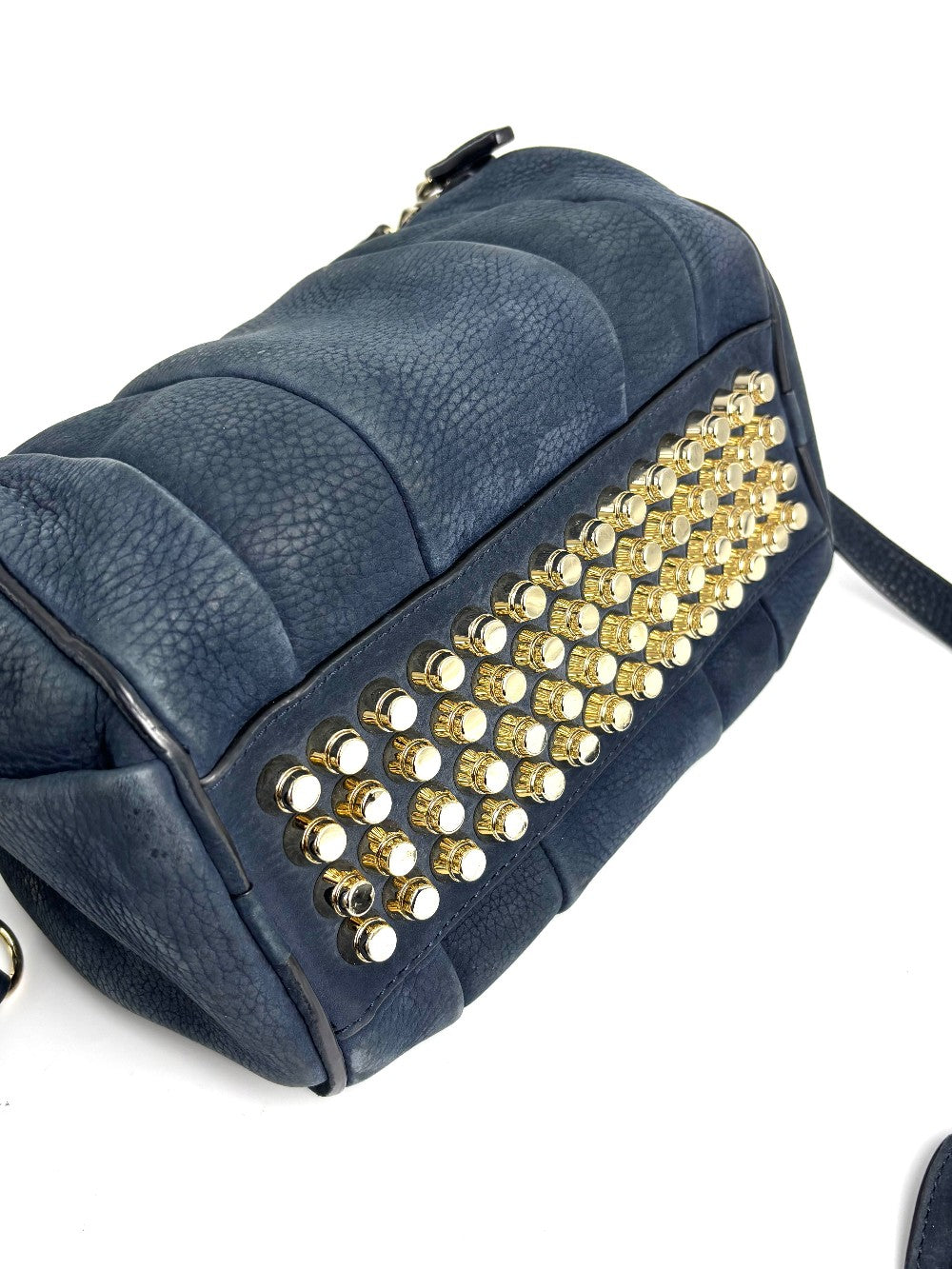 Preowned. Alexander Wang Small Navy Blue|13261