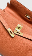 Preowned. Hermes Kelly 32 Togo Orange GHW. N Square 189.S|14662