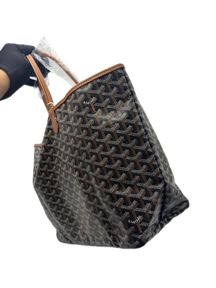 Brand New. Goyard St. Louis PM Black/Tan. ADM020225|17152
