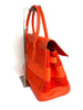Preowned. Mulberry Bayswater Tote Orange Canvass|11947
