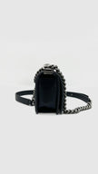 Preowned. Chanel Leboy Small Dark Gray Caviar Ruth HW. 26595963|15911