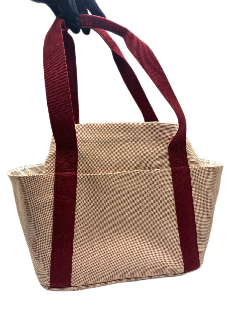 Like New. Hermes H Canvas Cabriole Nappy Bag Terracotta|17297