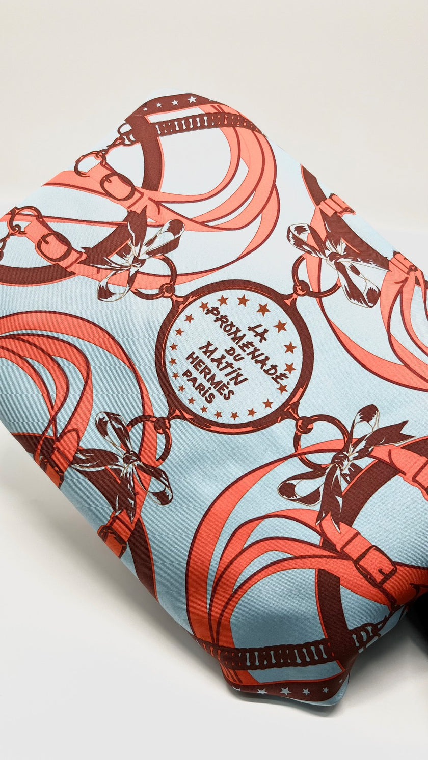 Brand New. Hermes Balusoie Bag Blue. BFM007PM|10543