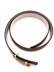 Brand New.Hermes Gamma Belt Gold/Mauve Pale Epsom 75CM GHW. BFM390|17027