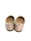 Preowned. Valentino Rockstud Ballet Flats Pale Pink 37|12360