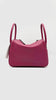 Like New. Hermes Lindy 26 Rose Poupre Evercolor PHW. ANN009BC|5234