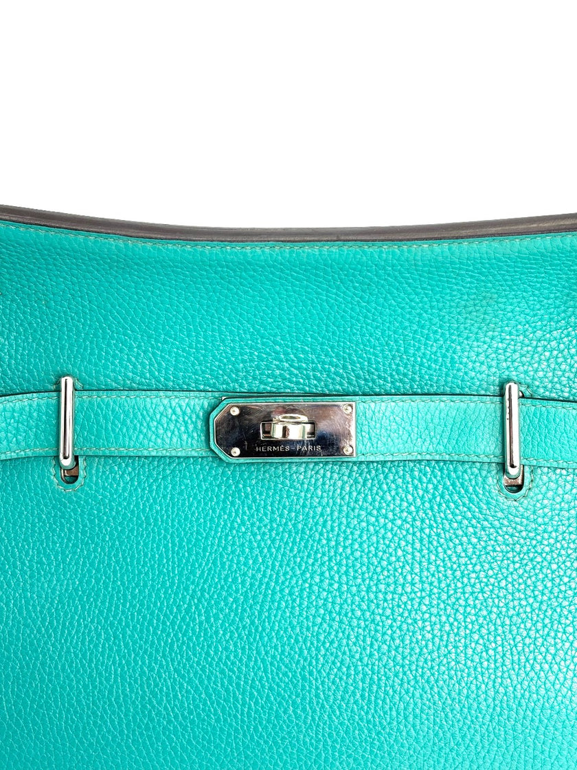 Preowned. Hermes Jypsiere 31 Blue Paon. XPY005CX|3905