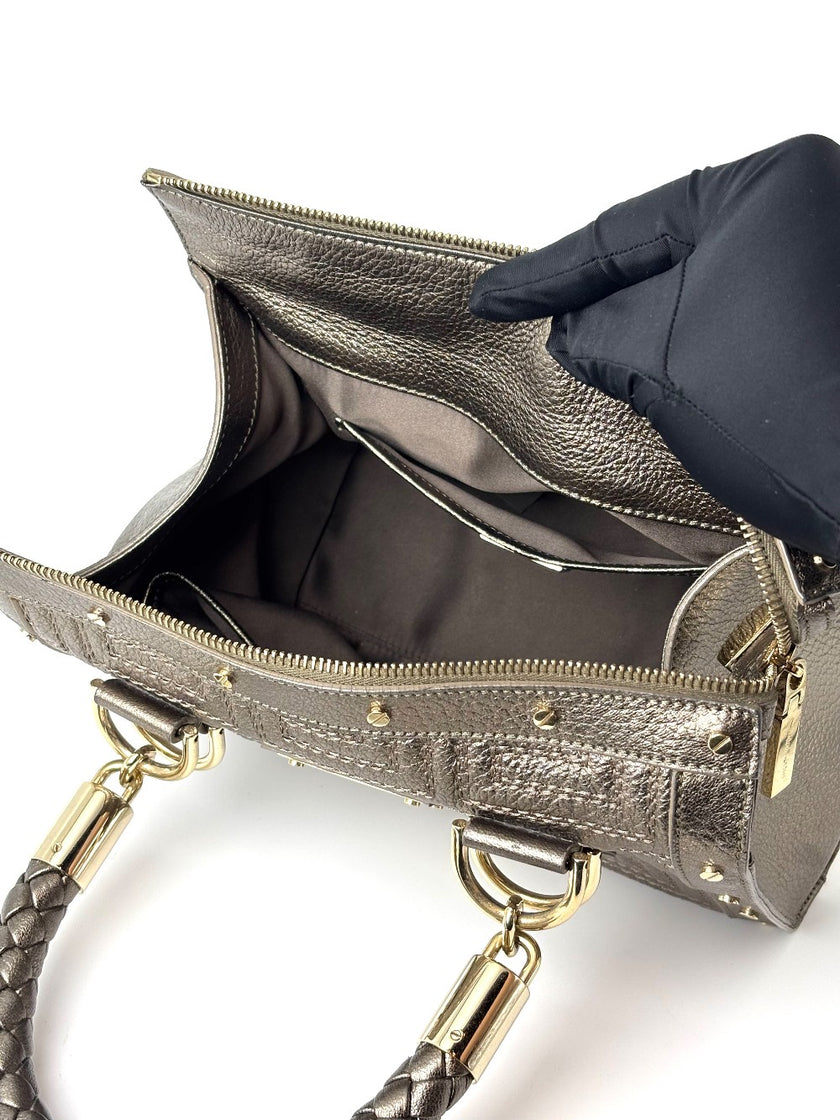 [SALE] Preowned. Versace Two Way Metallic Gray|6001