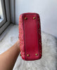 Lady Dior Mini Red Studded