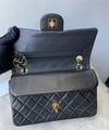 Chanel Vintage Small Double Flap Black