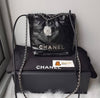 Chanel C22 Mini Calfskin in Black