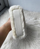Fendi Peekaboo Fur Micro in White