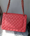 Chanel Maxi Double Flap in Pink