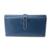Hermes Bearn Wallet Blue Thalassa