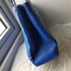 Chanel Classic Shopping Tote in Blue Calfskin Leather