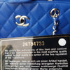 Chanel Classic Shopping Tote in Blue Calfskin Leather